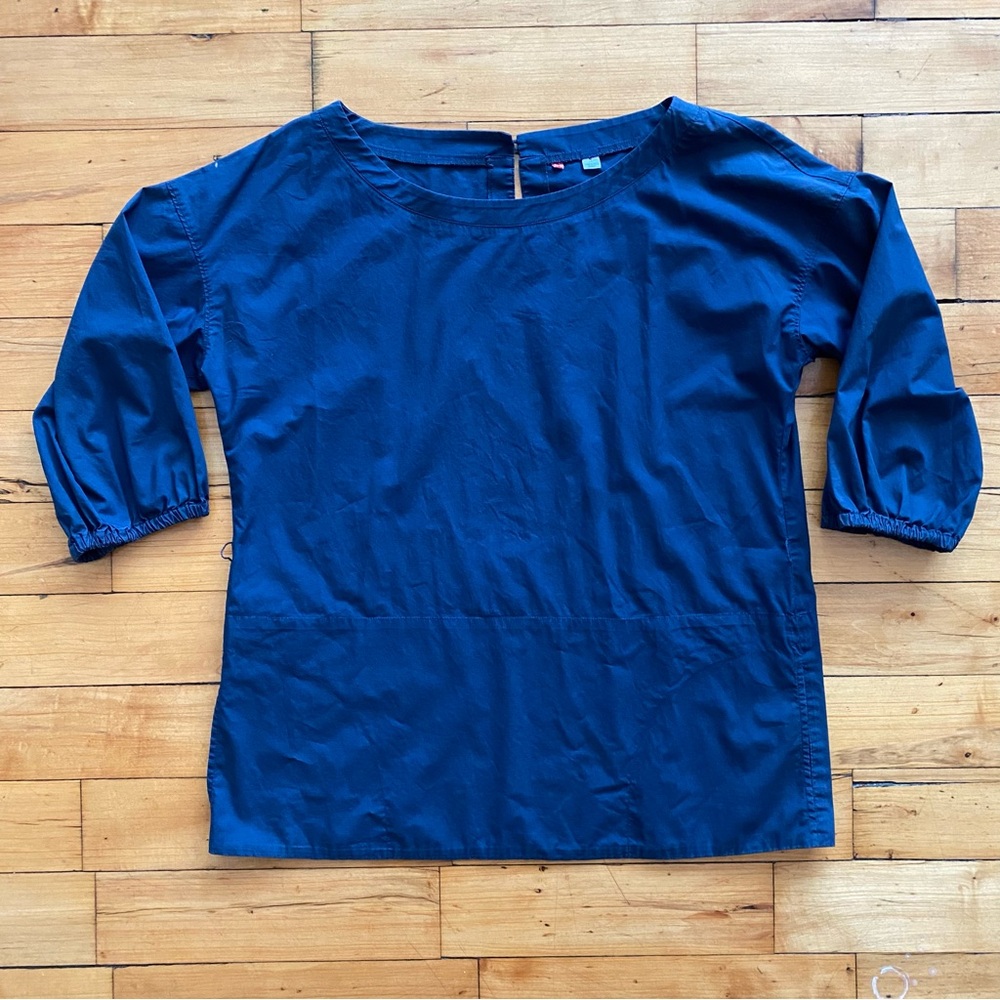 💙 Navy Blue Uniqlo Women's Tunic Top - Size Small